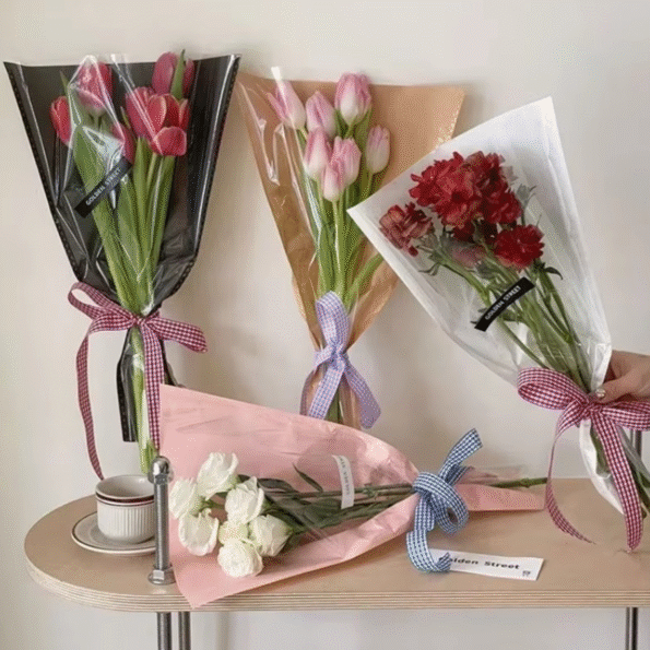 20pcs Multi-bouquet Rose Flower Wrapping Bags Waterproof
