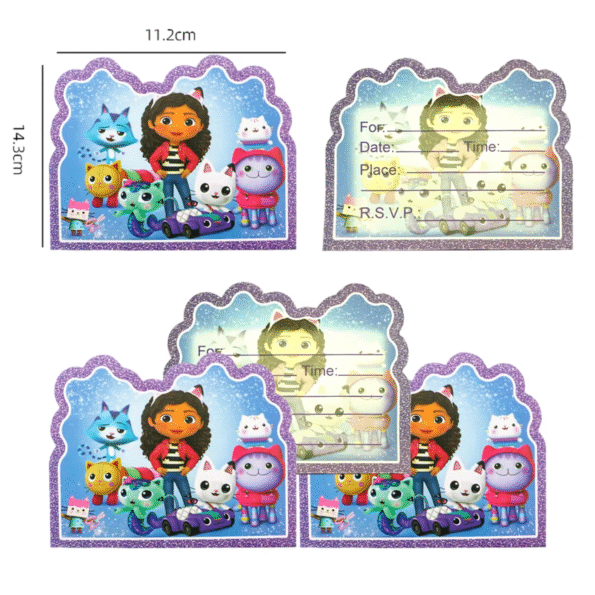 Party Supply Gabby Doll House Greeting Card
