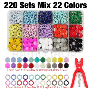Metal Snap Button Craft Kit