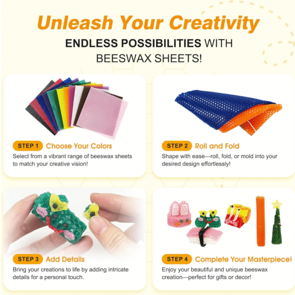 Colorfull honeycomb wax sheet - Image 2