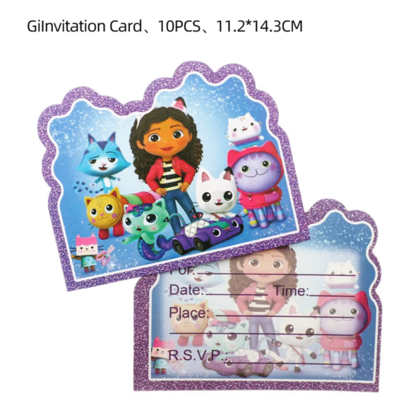 Party Supply Gabby Doll House Greeting Card - Image 2