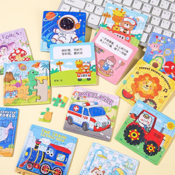 Mini Cartoon Paper Jigsaw Puzzles - Image 2