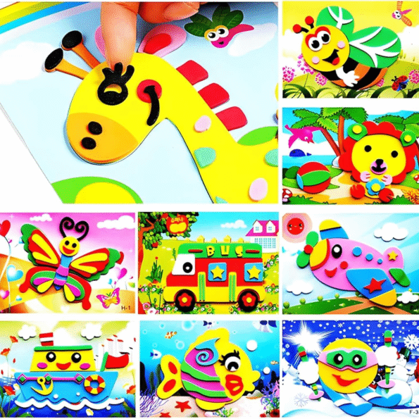 3D EVA Foam Sticker Puzzle DIY