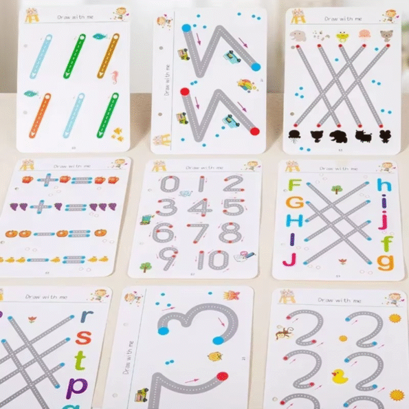 Reusable tracing workbook for kids - Image 2