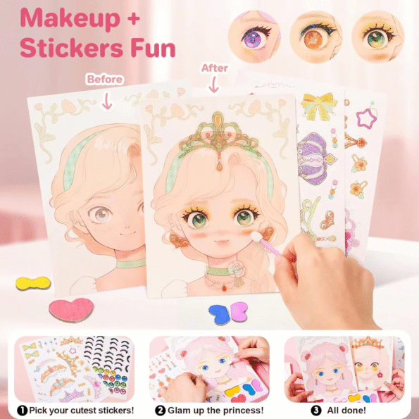 Fantasy 4 in 1 Princess Art Craft Kits - Image 4