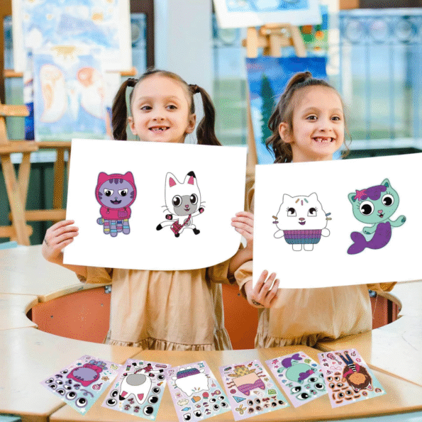 Gabby Cat Dolls Cartoon Stickers Diy - Image 4